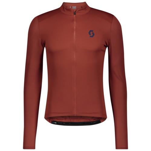 Scott Shirt M's Endurance 10 l/sl - rust red/midnight blue/XL