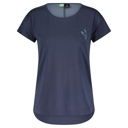 Scott Shirt W's Trail Flow DRI SS - dark blue/metal blue/EU M